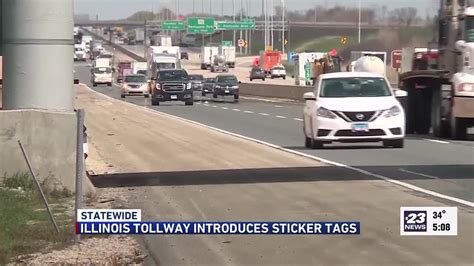 Illinois tollway introduces I-PASS sticker tags - YouTube