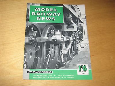 VINTAGE MODEL RAILWAY News Magazine - January 1938 - Vol 14 - No: 157 (Jrm085) £2.99 - PicClick UK