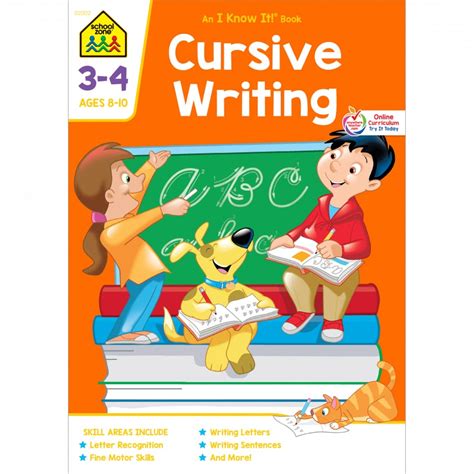 Cursive Writing - Toy Box educational workbooks elementary age