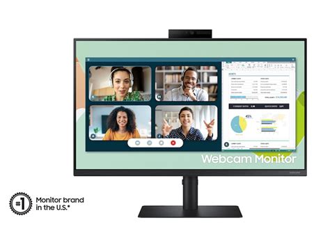 24" Built-in Webcam IPS Panel Flat Monitor Monitors - LS24A400VENXZA | Samsung US