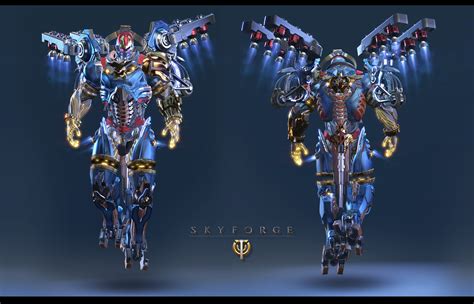 ArtStation - SKYFORGE: ROBOT GOD FORM