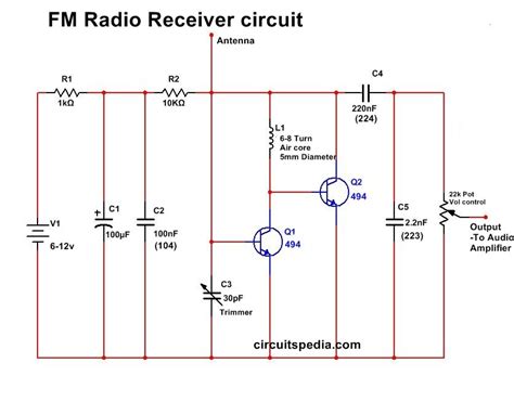 Simple Am Radio Receiver Circuit Diagram