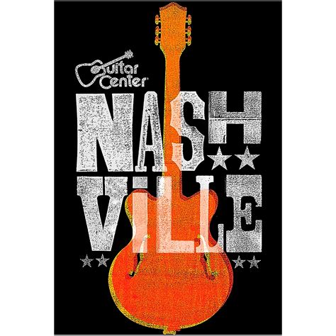 Guitar Center Nashville Guitar Graphic Magnet | Guitar Center