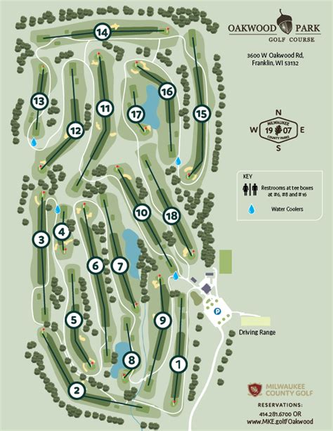 Oakwood Golf Course, Franklin, Wisconsin - Golf course information and ...