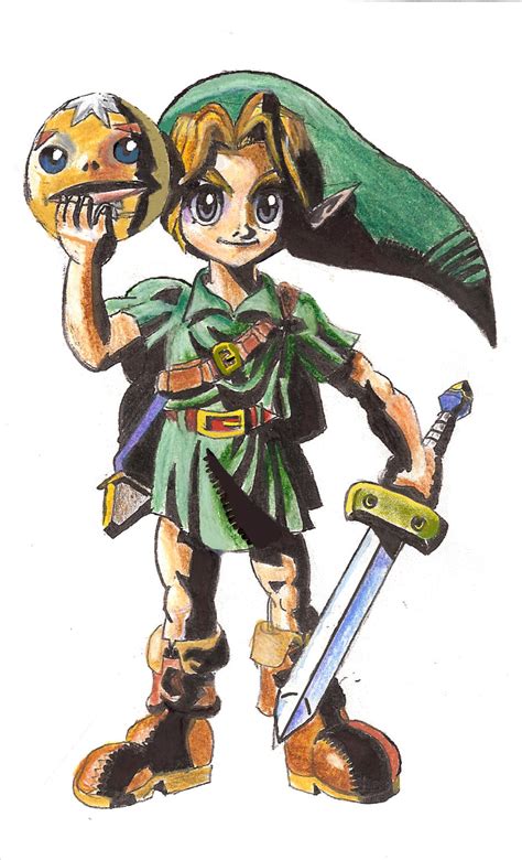 Young Link Majora's Mask style by Tomistral on DeviantArt