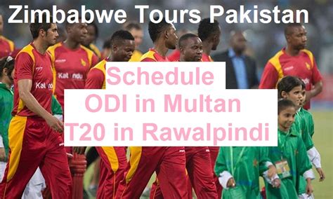 Pakistan Vs Zimbabwe ODI, T20 Series Schedule 2020