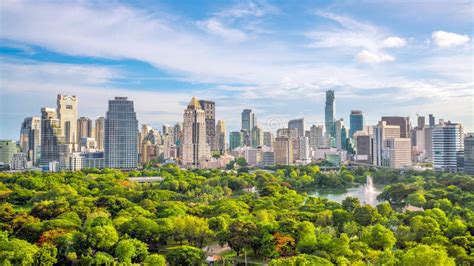 Bangkok City Skyline from Top View in Thailand Stock Photo - Image of ...