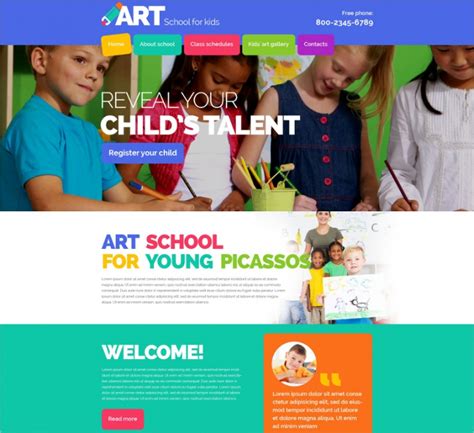 14+ Best School Website Themes & Templates | Design Trends - Premium PSD, Vector Downloads