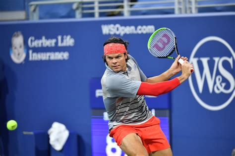 Raonic saves match point, rallies past Krajinovic to reach 'Cincinnati ...