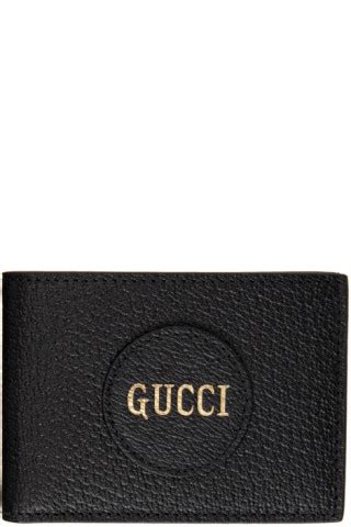 Gucci: Black Logo Wallet | SSENSE