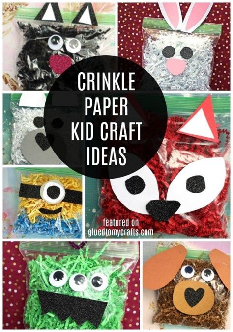 Craft Ideas For Kids Using Shredded Crinkle Paper | Crafts for kids, Spring crafts for kids ...