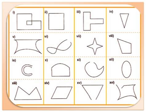 Worksheet on Closed Curves and Open Curves | Simple Closed Curves