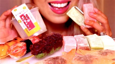 ASMR Mochi & Dango FEAST | Varieties in Tokyo Japan | Eating Sounds *No Talking - YouTube