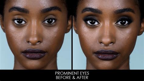 Corrective Makeup For Prominent Eyes | Saubhaya Makeup