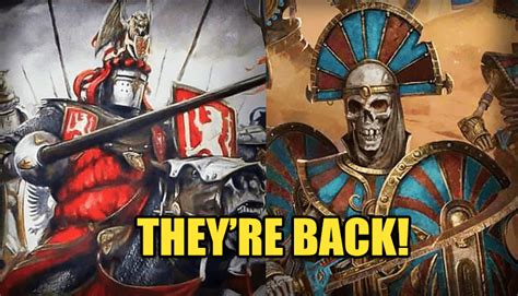 New Bretonnian & Tomb Kings Weapons For Warhammer Old WorldWe already knew the Tomb Kings and ...