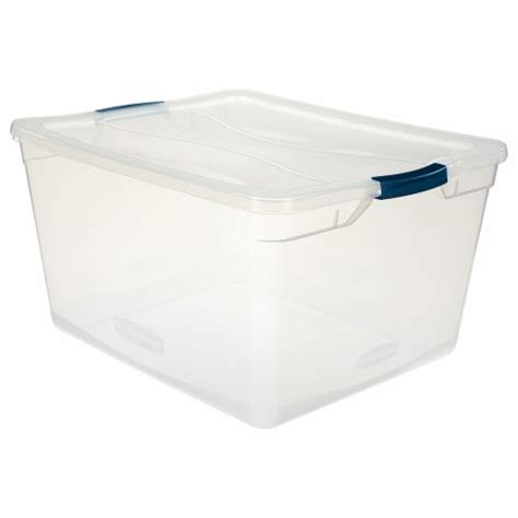 Rubbermaid Cleverstore Storage Tote - Clear, 71 qt - Kroger