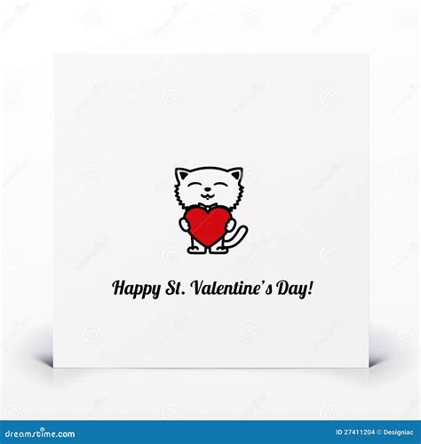 St. Valentines day card stock photo. Image of valentines - 27411204