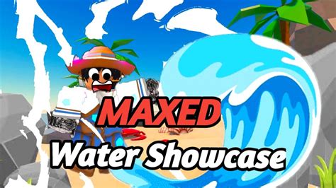 MAXED WATER SHOWCASE In Elemental Dungeons - YouTube