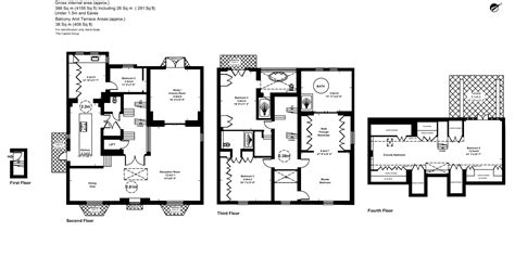 Floor Plans – Flat 5 Apartment – 34 Holland Park, London, England, UK – The Pinnacle List