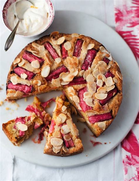 Rhubarb and almond cake recipe | Sainsbury's Magazine