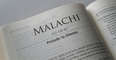 Book of Malachi Summary