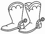 Cowboy Boot Coloring Sheet – ColoringMecom sketch template