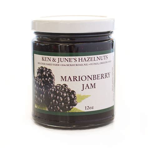 Local Oregon Marionberry Jam | Ken & June's Hazelnuts