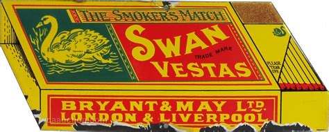 Swan Vestas Matches Porcelain Advertisement Sign Pub, Porcelain Signs ...