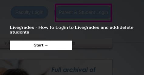 Livegrades - How to Login to Livegrades and add/delete students