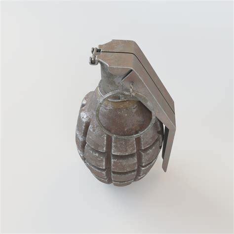 Fragmentation Grenade 3D Model - TurboSquid 1593962