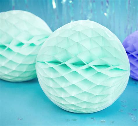 Mint Honeycomb Party Decorations By Postbox Party