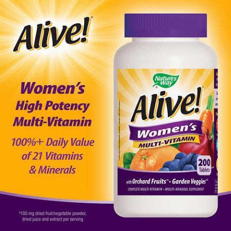 Alive Womens Multivitamin 200tabs P9.50 Per Tablet Alive [ Nutrition & Food Supplement ] Metro ...