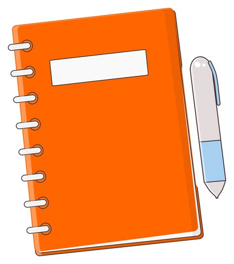 notebook and pen sticker 20693103 PNG