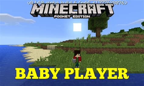 MOD BABY PLAYER para Minecraft PE 0.14.0 - Pocket Edition - YouTube