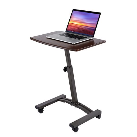 Buy Seville Classics Airlift Sit Stand Mobile Height Adjustable Laptop ...