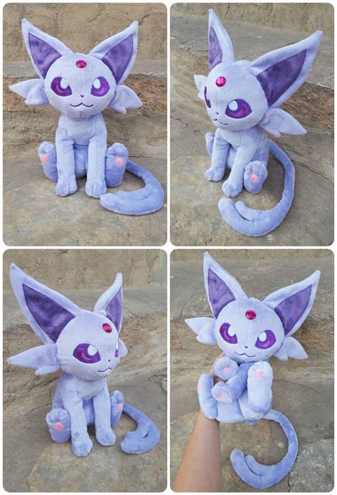 Sitting Espeon Plush #1 by Kyreon on DeviantArt