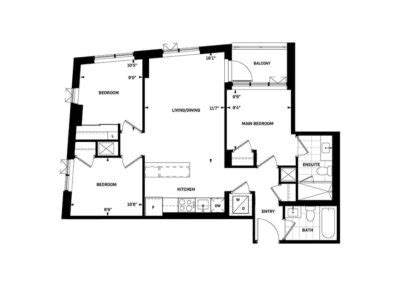 Floorplans | Daniels On Parliament