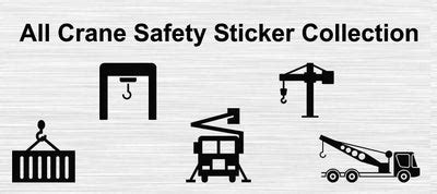 Replacement Crane Safety Decals