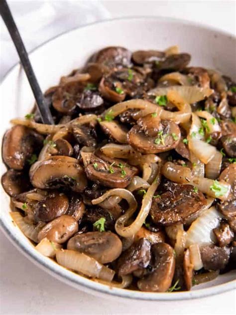 Sautéed Mushrooms and Onions - Spoonful of Flavor