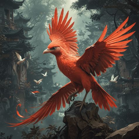 The Myth of the Vermilion Bird in Chinese Mythology - Mythology WorldWide