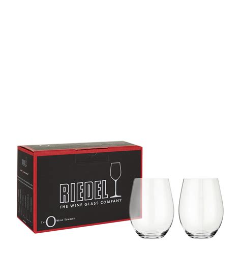 Riedel “O” Stemless Red Wine Glasses – Cabernet/Merlot (Set of 2) – Winelover – Wine Glasses and ...