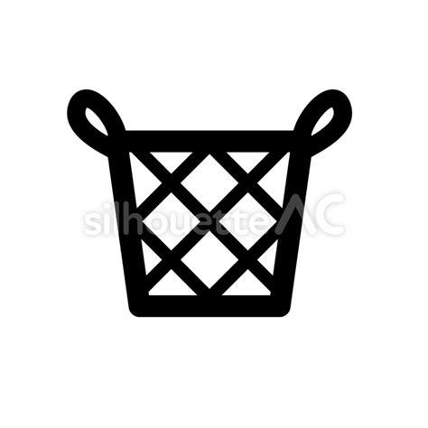 Laundry basket 131151 - Free Download - silhouetteAC