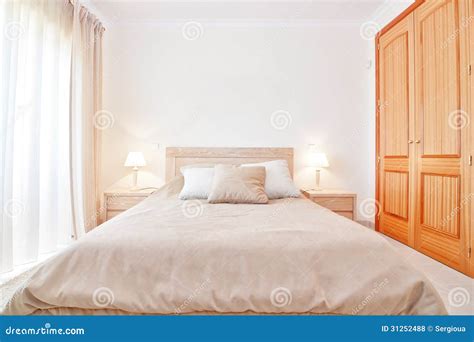 Modern Bedroom With New Bed. Royalty Free Stock Photos - Image: 31252488