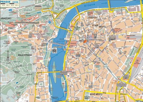 Prague City Center Map - Printable Map Of Prague City Centre ...