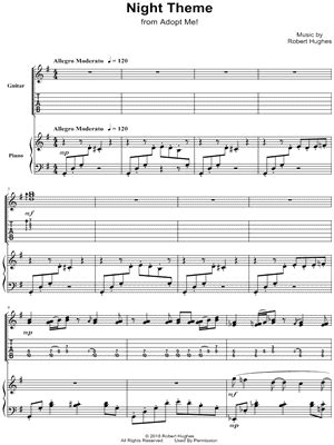 Adopt Me! (ROBLOX) Guitar Sheet Music Downloads at Musicnotes.com