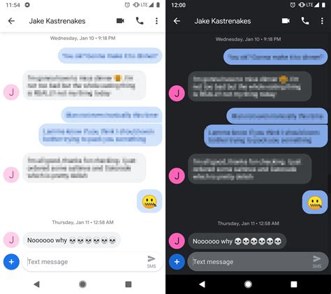 Dark mode comes to the latest version of Android Messages - The Verge