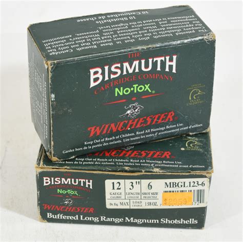 18 Rounds Winchester Bismuth 12 Ga. X 3 " #6 Shot - Landsborough Auctions