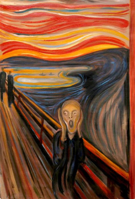 The Scream Painting by Wei Jin Chong | Saatchi Art