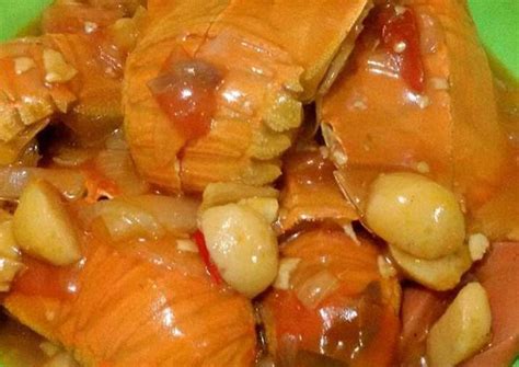 Resep Udang kipas saus tiram pedas oleh devy fitria - Cookpad