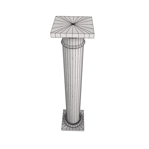 Tuscan Column Printable 3d Max